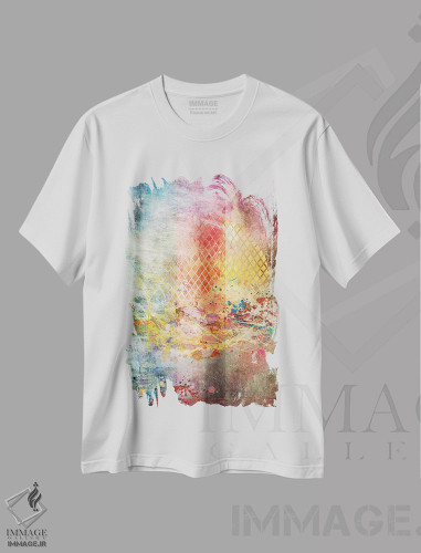 تیشرت طرح دار فراتر از خورشید اثر ایمی استوارت | فروشگاه ایماژ