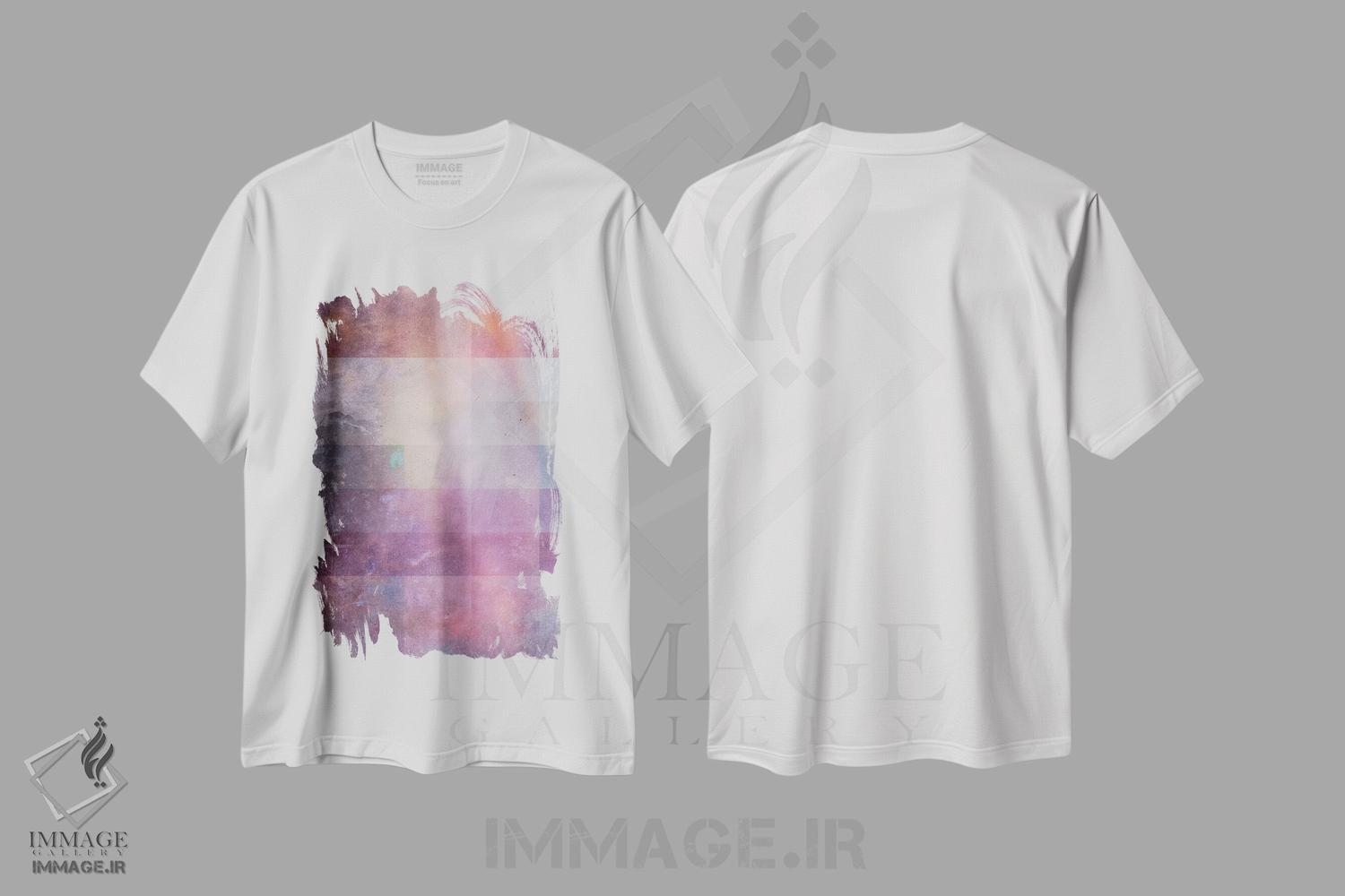 تیشرت طرح دار غروب در شهر اثر ایمی استوارت | immage.ir