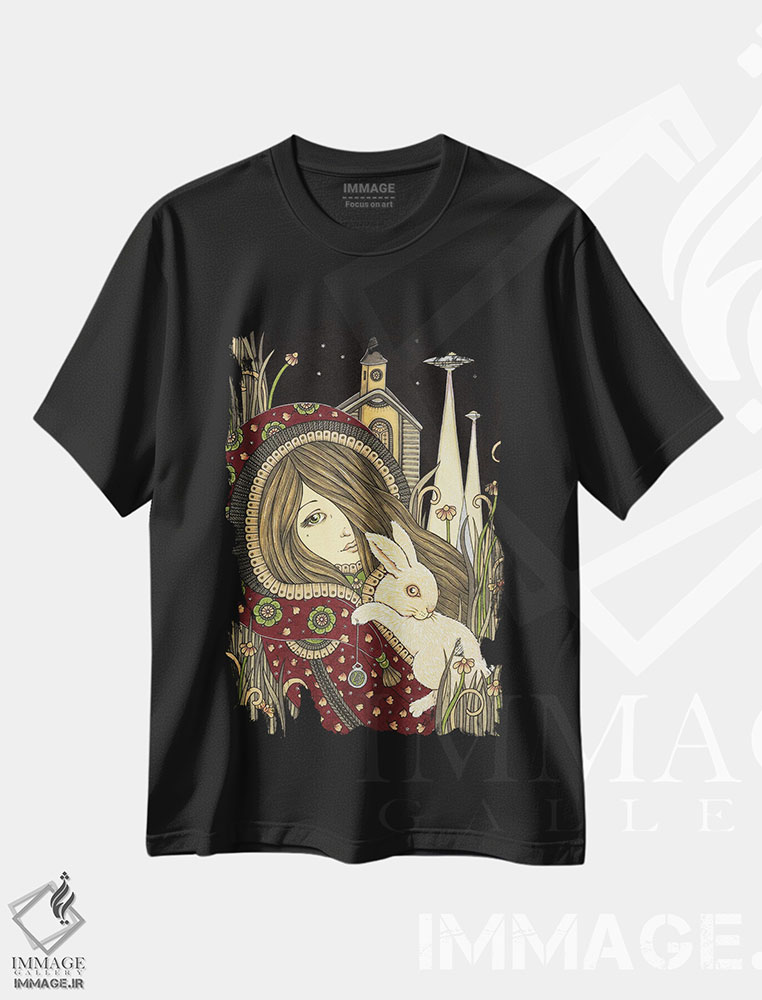 تیشرت طرح دار کلیسای خطرناک/نامعمول، مدیوم اثر آنیتا اینوراریتی | فروشگاه ایماژ