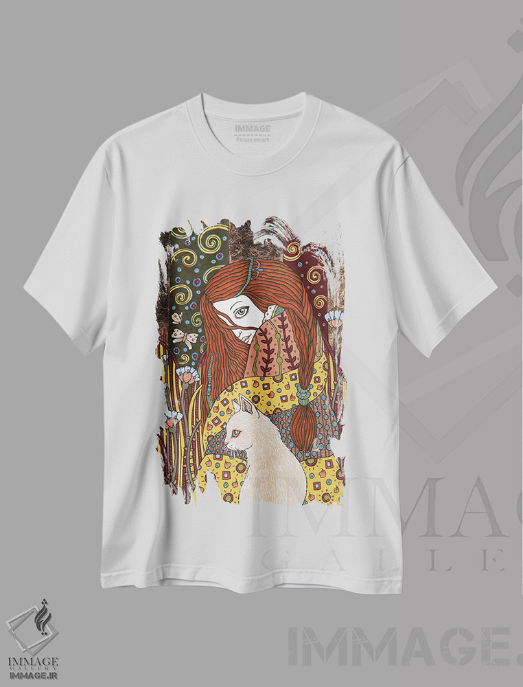 تیشرت طرح دار سرس، مدیوم اثر آنیتا اینوراریتی | immage.ir