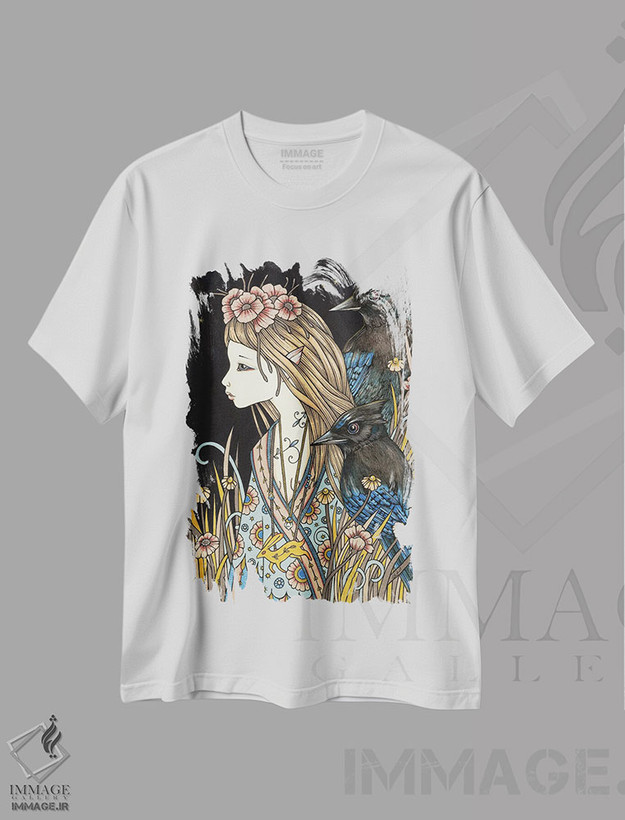 تیشرت طرح دار کودک عوض شده، مدیوم اثر آنیتا اینوراریتی | فروشگاه ایماژ