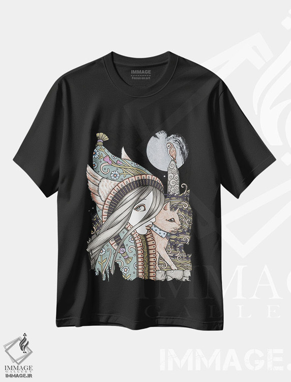 تیشرت طرح دار موجودات شب، مدیوم اثر آنیتا اینوراریتی | فروشگاه ایماژ