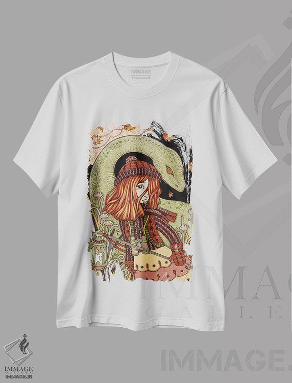 تیشرت طرح دار درومنادروچیت، مدیوم اثر آنیتا اینوراریتی | immage.ir