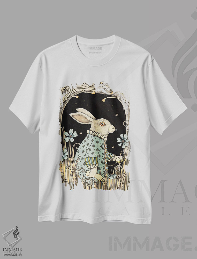 تیشرت طرح دار تا ابدیت چقدر طول می کشد، مدیوم اثر آنیتا اینوراریتی | فروشگاه ایماژ