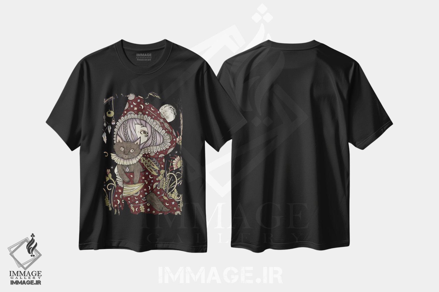 تیشرت طرح دار لونای اسطوخودوس، مدیوم اثر آنیتا اینوراریتی | immage.ir