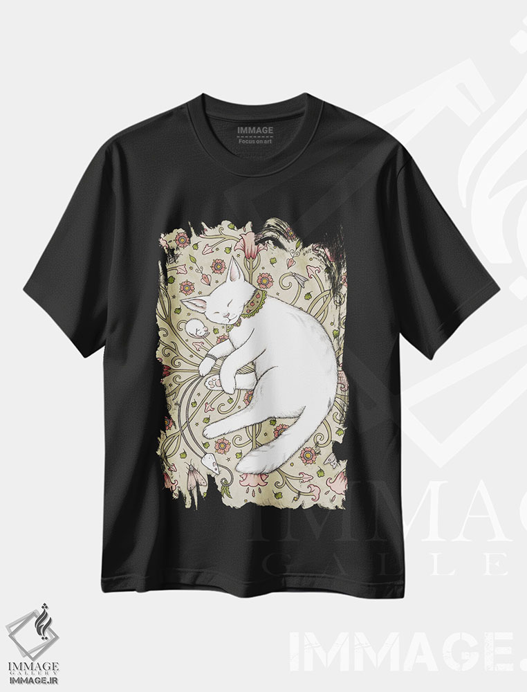 تیشرت طرح دار موش ها و شب پره ها، هنر عامیانه اثر آنیتا اینوراریتی | immage.ir