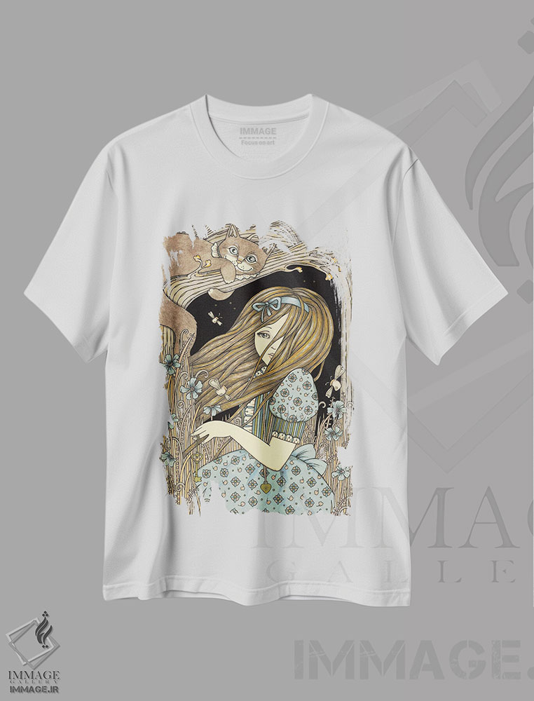 تیشرت طرح دار تنها تعداد اندکی راه را می یابند، مدیوم اثر آنیتا اینوراریتی | فروشگاه ایماژ