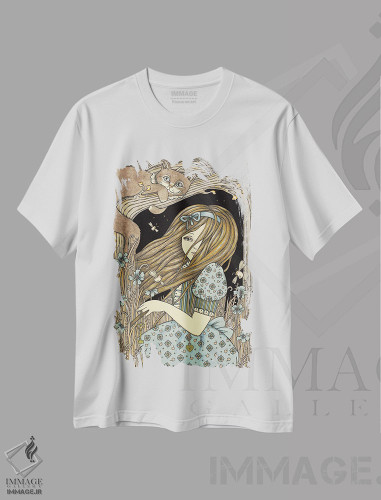 تیشرت طرح دار تنها تعداد اندکی راه را می یابند، مدیوم اثر آنیتا اینوراریتی | فروشگاه ایماژ