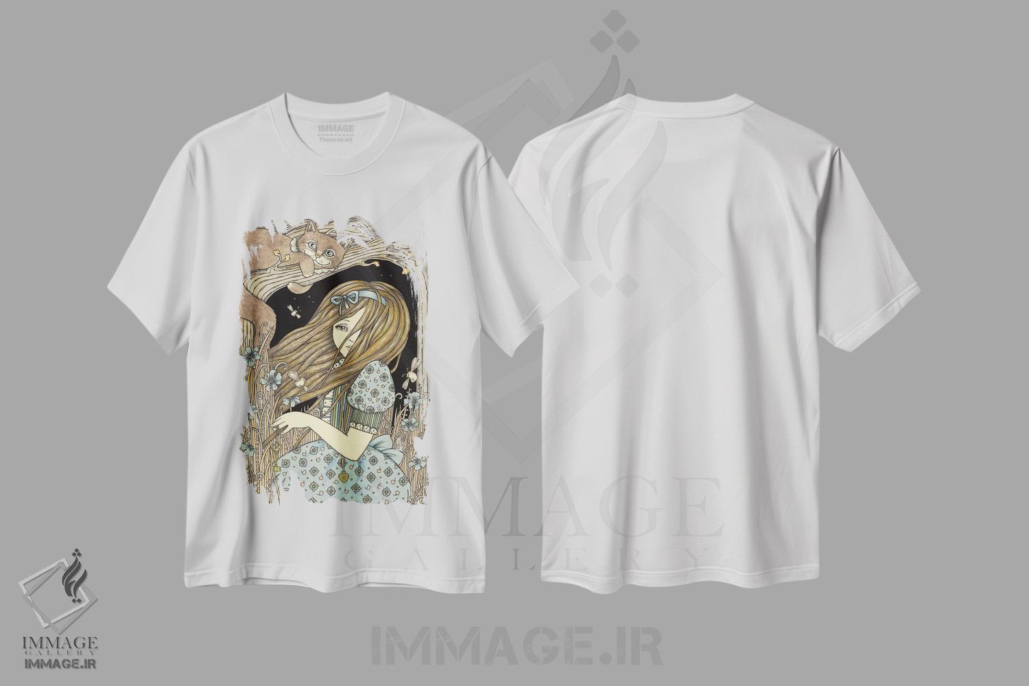 تیشرت طرح دار تنها تعداد اندکی راه را می یابند، مدیوم اثر آنیتا اینوراریتی | فروشگاه ایماژ