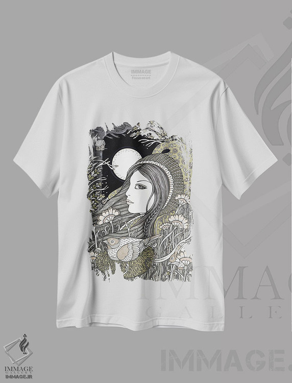 تیشرت طرح دار اوستارا، مدیوم اثر آنیتا اینوراریتی | immage.ir