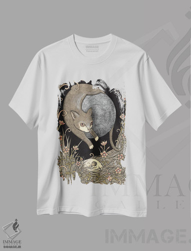 تیشرت طرح دار رهایی، مدیوم اثر آنیتا اینوراریتی | فروشگاه ایماژ