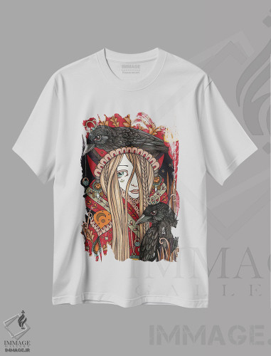 تیشرت طرح دار مراسم یادبود، مدیوم اثر آنیتا اینوراریتی | فروشگاه ایماژ