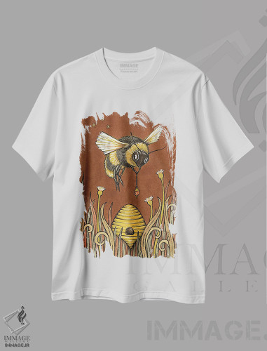 تیشرت طرح دار سلطنت، مدیوم اثر آنیتا اینوراریتی | فروشگاه ایماژ