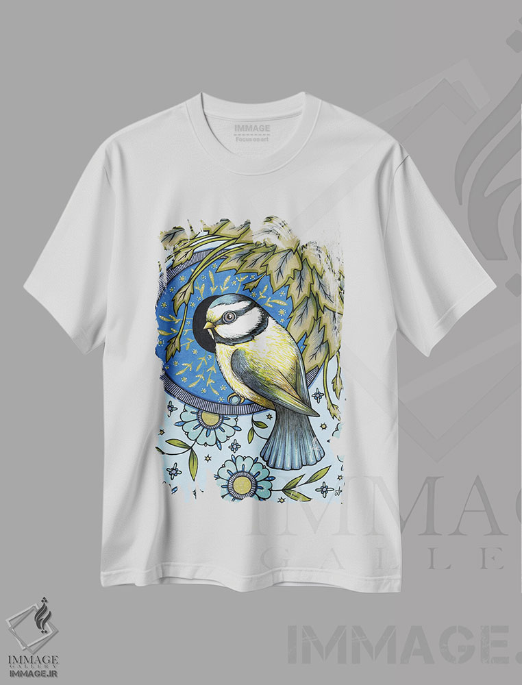 تیشرت طرح دار بازگشت سالم، مدیوم اثر آنیتا اینوراریتی | immage.ir