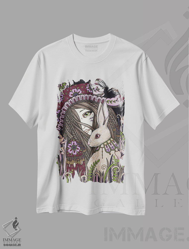 تیشرت طرح دار نجات دهنده بهار، مدیوم اثر آنیتا اینوراریتی | فروشگاه ایماژ