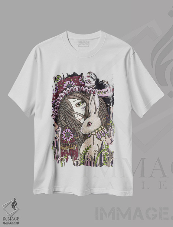 تیشرت طرح دار نجات دهنده بهار، مدیوم اثر آنیتا اینوراریتی | فروشگاه ایماژ