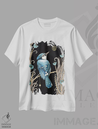 تیشرت طرح دار چیزی قرض گرفته شده، مدیوم اثر آنیتا اینوراریتی | فروشگاه ایماژ