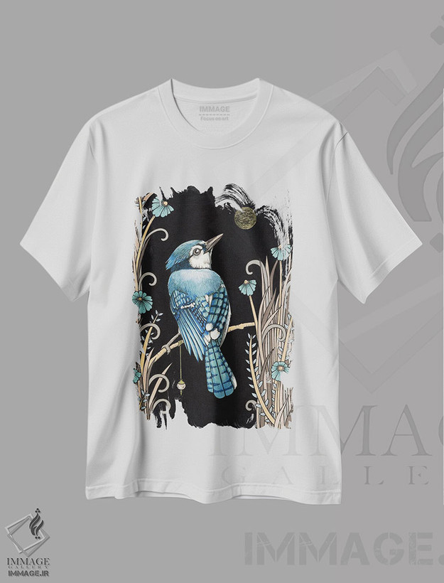 تیشرت طرح دار چیزی قرض گرفته شده، مدیوم اثر آنیتا اینوراریتی | فروشگاه ایماژ