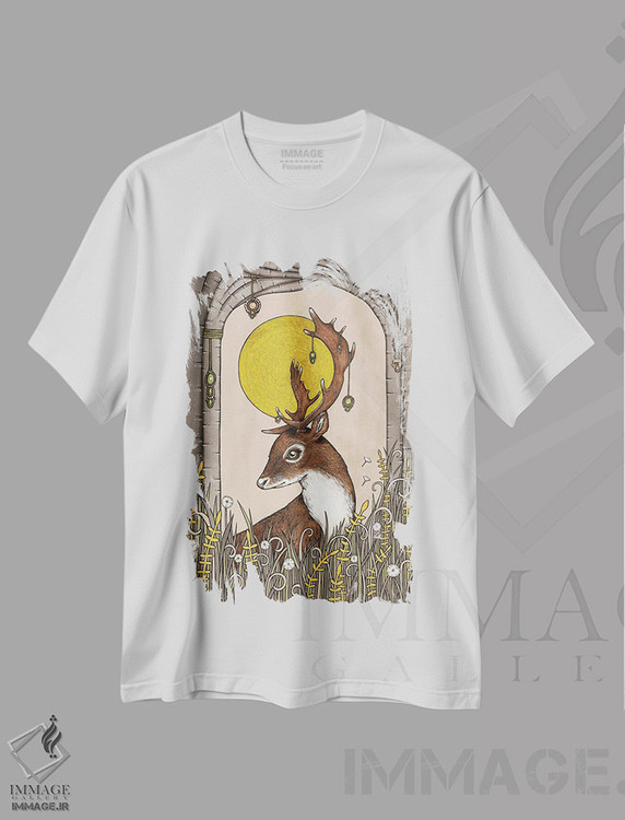 تیشرت طرح دار ساکت، هنر عامیانه اثر آنیتا اینوراریتی | immage.ir