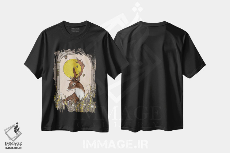 تیشرت طرح دار ساکت، هنر عامیانه اثر آنیتا اینوراریتی | فروشگاه ایماژ