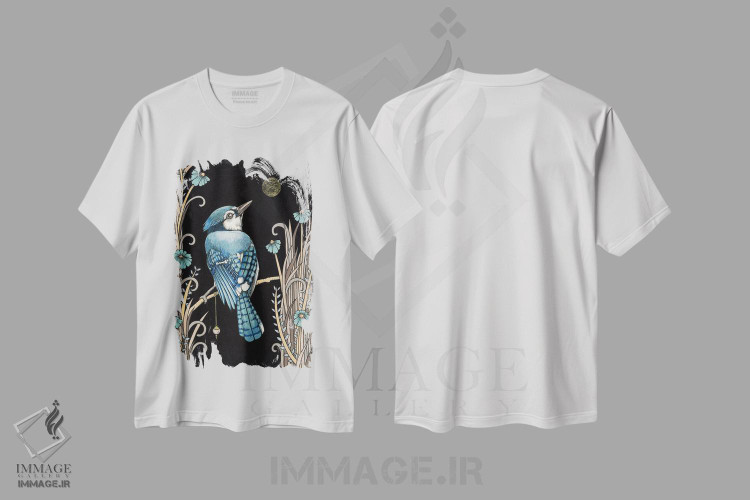 تیشرت طرح دار چیزی قرض گرفته شده، مدیوم اثر آنیتا اینوراریتی | فروشگاه ایماژ