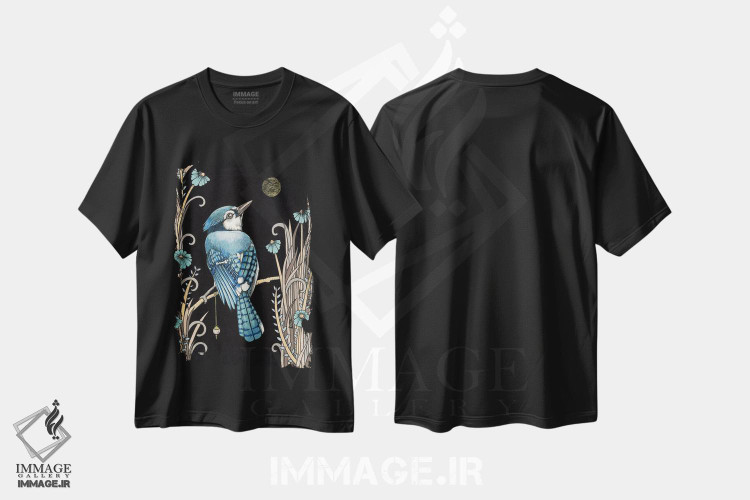 تیشرت طرح دار چیزی قرض گرفته شده، مدیوم اثر آنیتا اینوراریتی | immage.ir