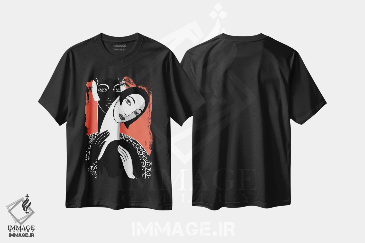 تیشرت طرح دار لمس، هنر فاخر معاصر اثر آسایزا | immage.ir
