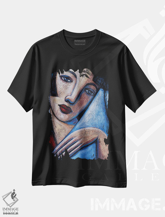 تیشرت طرح دار نزدیک من، هنر فاخر معاصر اثر آسایزا | immage.ir