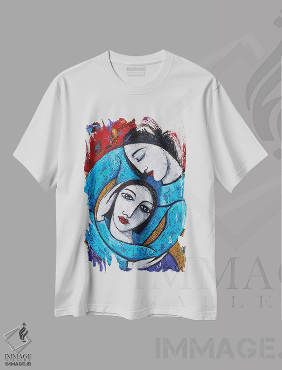 تیشرت طرح دار مهرورزی، هنر فاخر معاصر اثر آسایزا | immage.ir