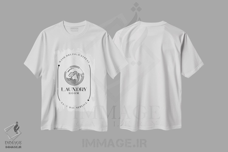 تیشرت طرح دار اتاق رخت شویی، دکور روستایی اثر آندریا جیسید | immage.ir