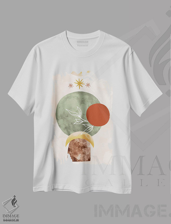 تیشرت طرح دار ستاره بین، آبستره اثر آندریا جیسید | immage.ir