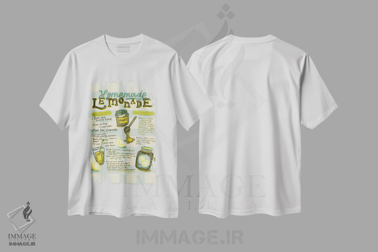 تیشرت طرح دار لیموناد خانگی، دکور روستایی اثر آندریا جیسید | immage.ir