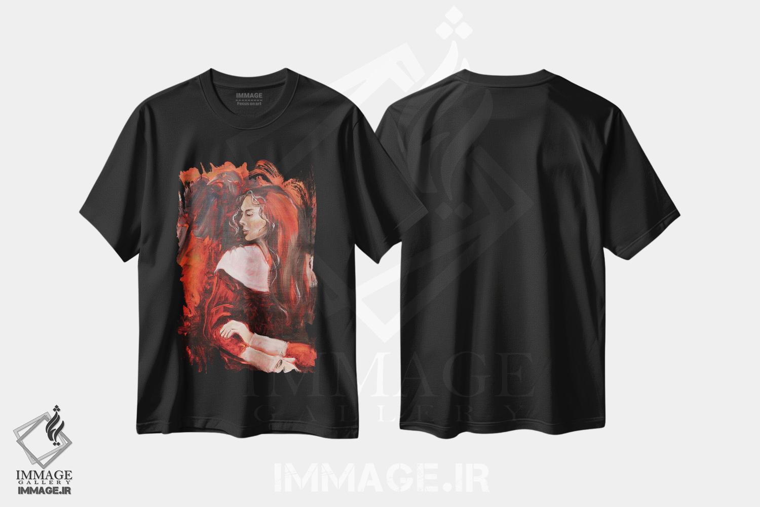 تیشرت طرح دار تقدیم به راز، دکور معاصر اثر الکساندرا جاگودا | فروشگاه ایماژ