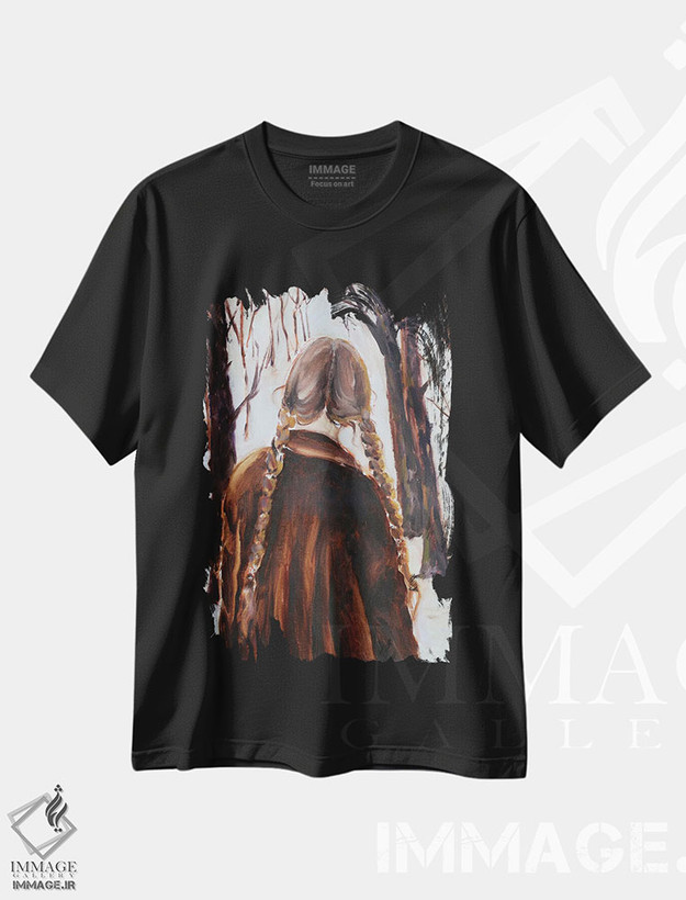 تیشرت طرح دار جنگل، دکور معاصر اثر الکساندرا جاگودا | فروشگاه ایماژ