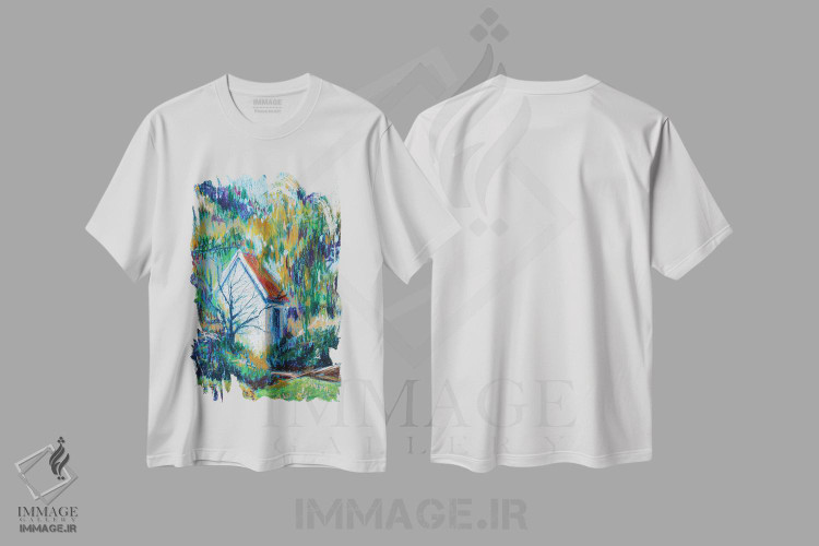 تیشرت طرح دار جنگل آبی، دکور معاصر اثر الکساندرا جاگودا | immage.ir