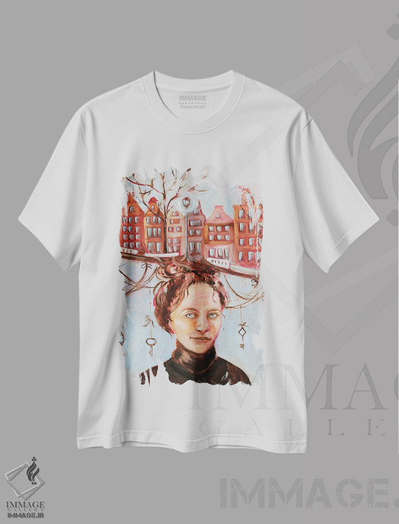 تیشرت طرح دار کلیدهای شهر، مدیوم اثر الکساندرا جاگودا | immage.ir