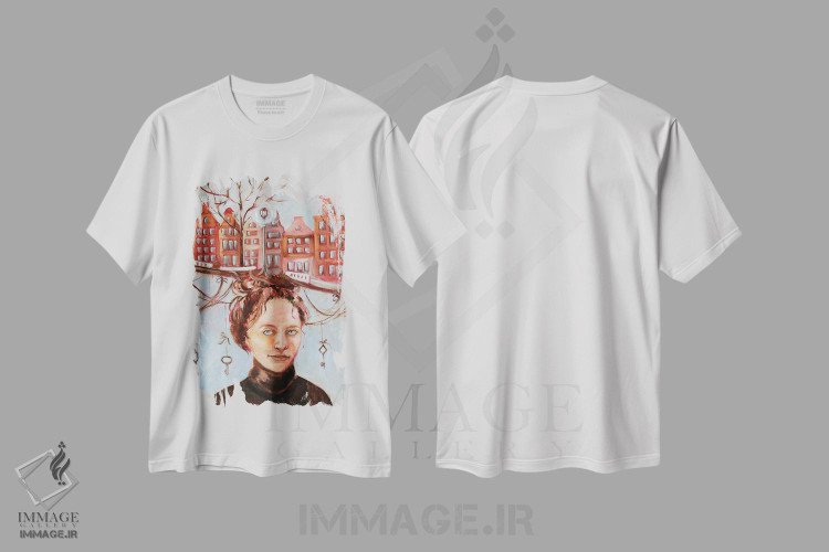 تیشرت طرح دار کلیدهای شهر، مدیوم اثر الکساندرا جاگودا | immage.ir