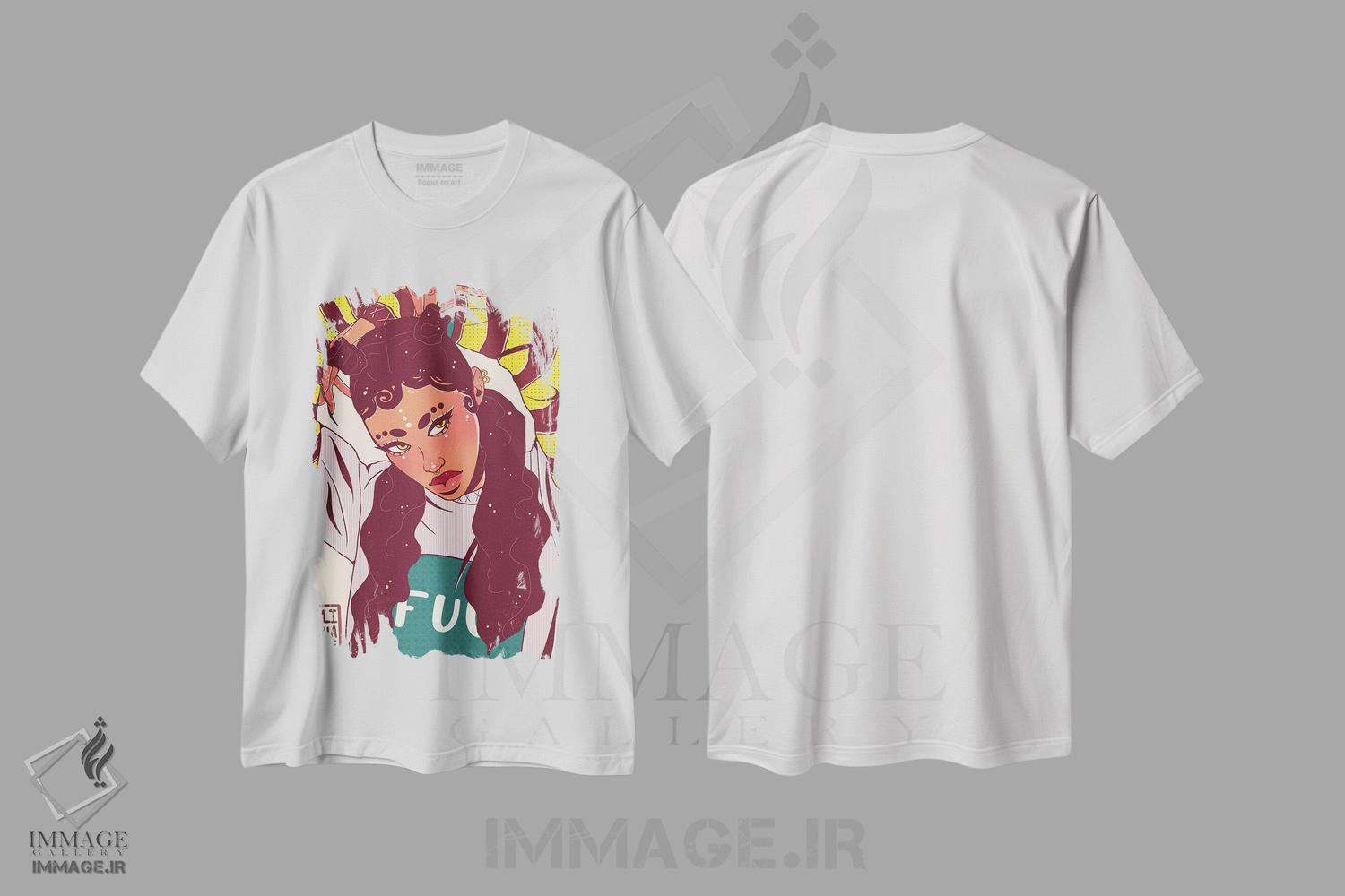 تیشرت طرح دار وایفو، هنر آمریکایی آفریقایی تبار اثر علیجاه وست | immage.ir