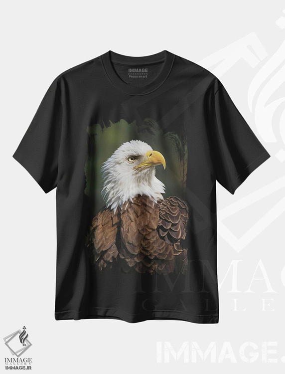 تیشرت طرح دار عقاب سرسفید، فلوریدا، عکاسی ماکرو اثر آدام جونز | فروشگاه ایماژ