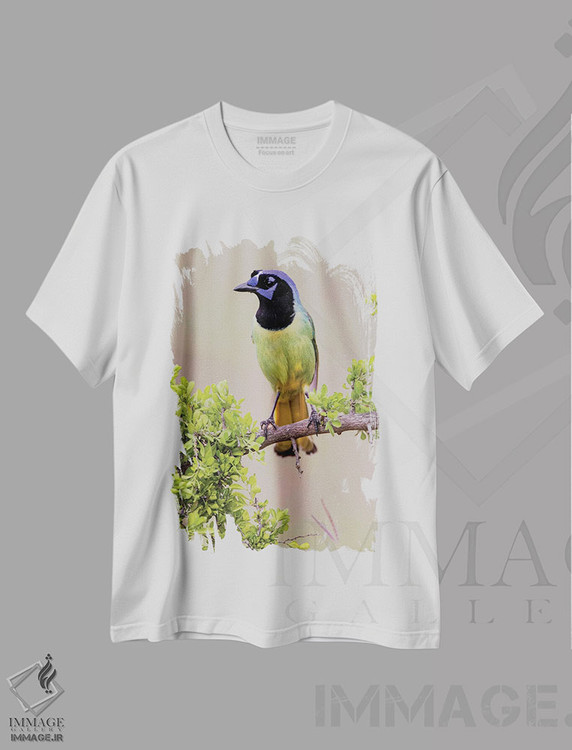 تیشرت طرح دار جِی سبز، درهٔ ریو گرانده، تگزاس، مدیوم اثر آدام جونز | immage.ir