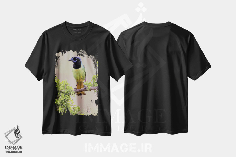 تیشرت طرح دار جِی سبز، درهٔ ریو گرانده، تگزاس، مدیوم اثر آدام جونز | فروشگاه ایماژ