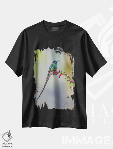 تیشرت طرح دار سیلف دم دراز نر، اکوادور، مدیوم اثر آدام جونز | فروشگاه ایماژ