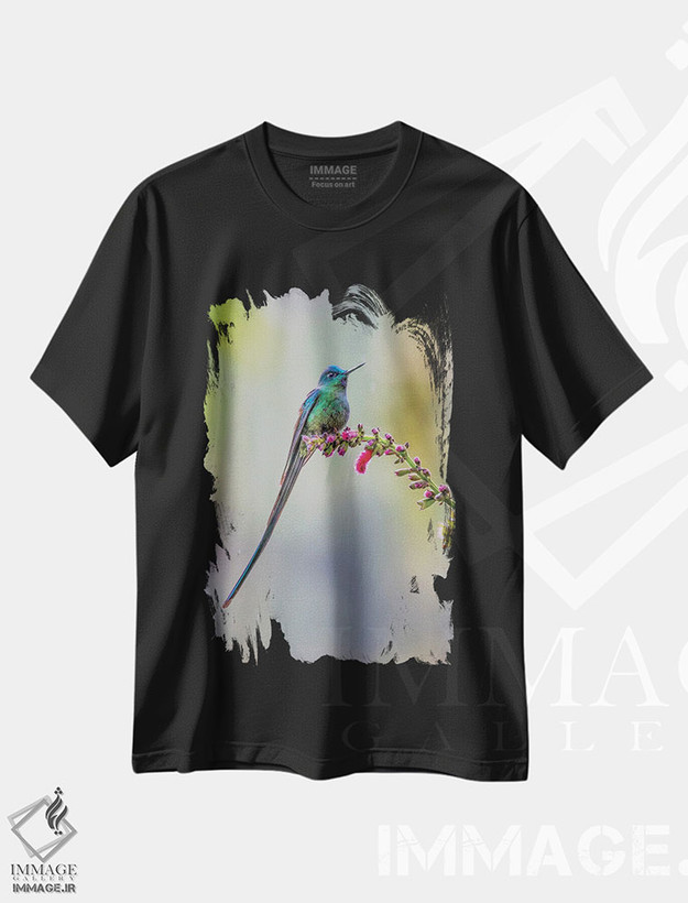 تیشرت طرح دار سیلف دم دراز نر، اکوادور، مدیوم اثر آدام جونز | فروشگاه ایماژ