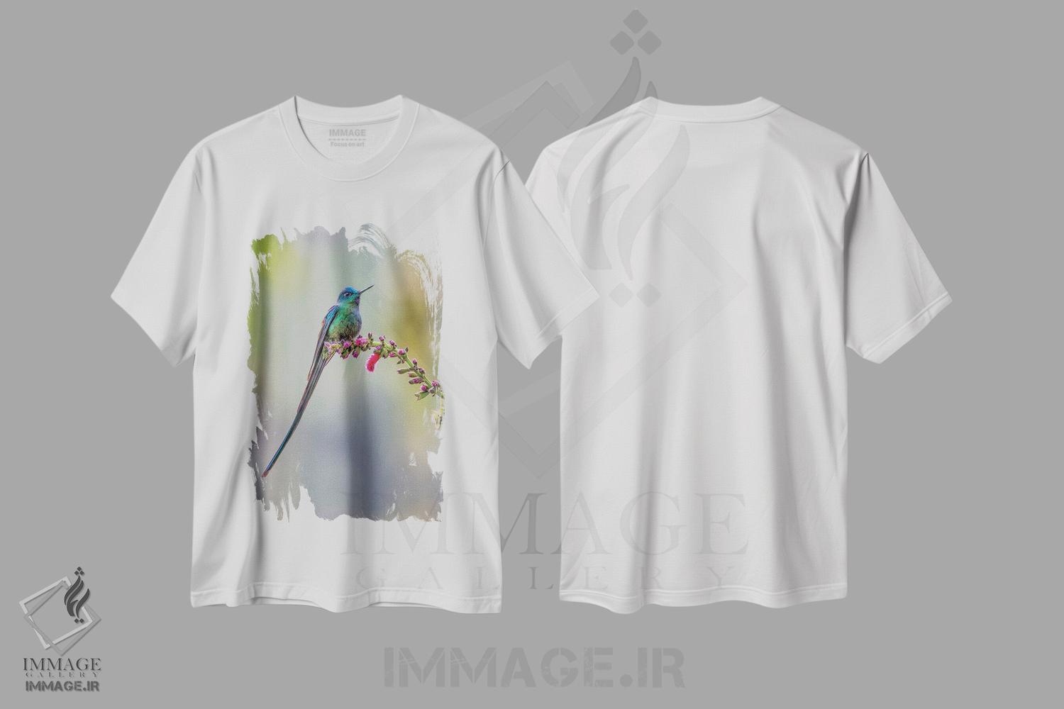 تیشرت طرح دار سیلف دم دراز نر، اکوادور، مدیوم اثر آدام جونز | immage.ir