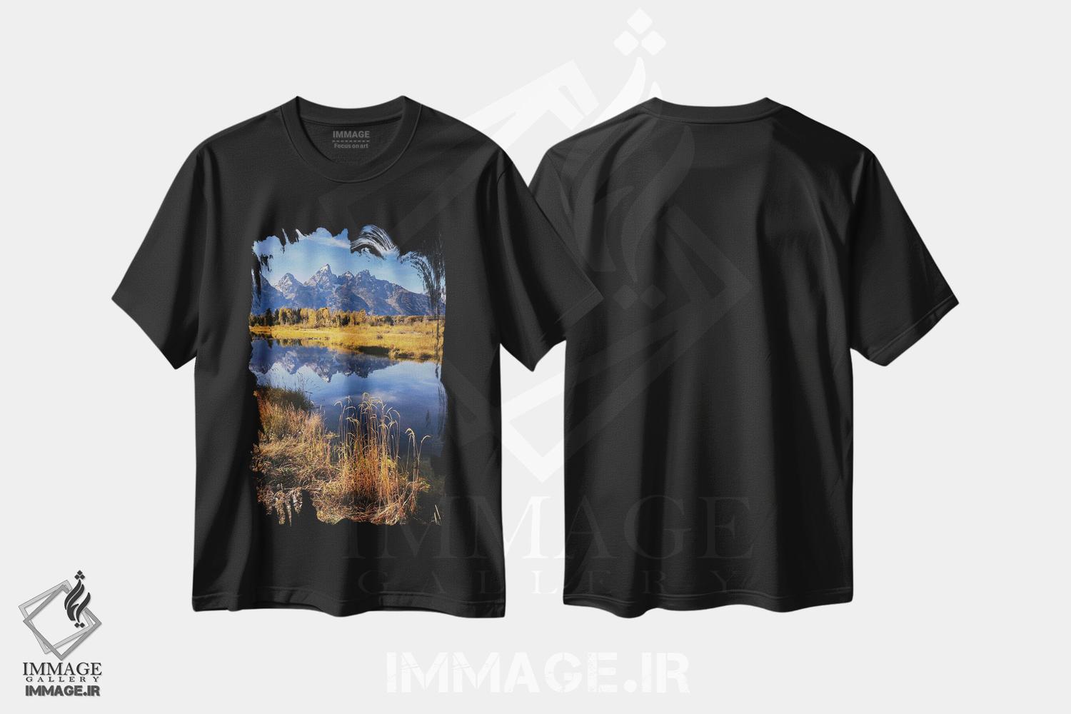 تیشرت طرح دار آثار آدام جونز - immage.ir