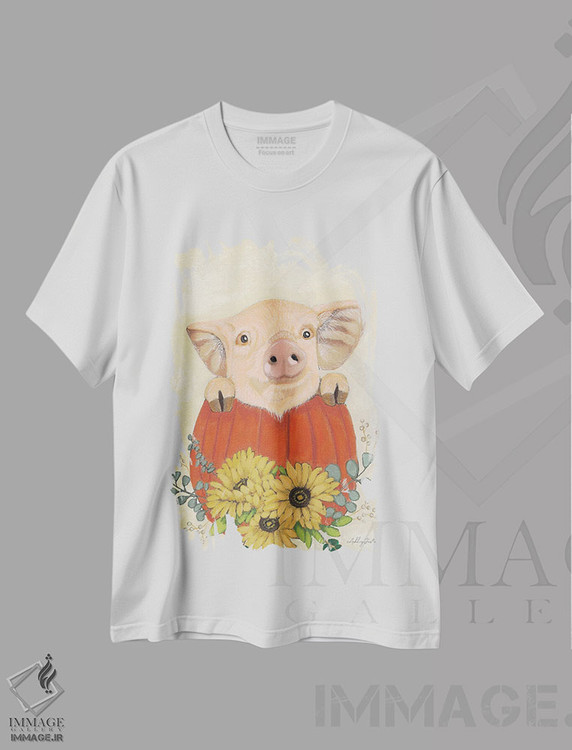 تیشرت طرح دار کلمانتین، دکور معاصر اثر اشلی جاستیس | immage.ir