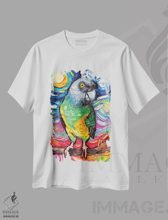 تیشرت طرح دار شب سنگال، مدیوم اثر آجا تریر | immage.ir