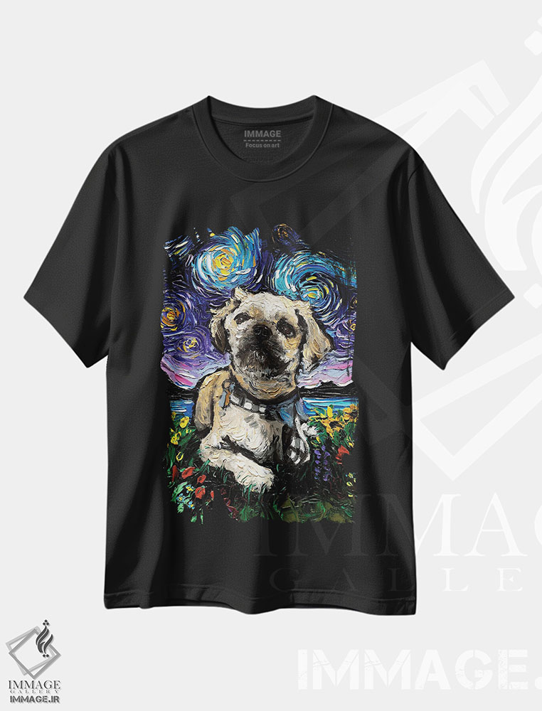 تیشرت طرح دار شب سوم شیتزو، دکور معاصر اثر آجا تریر | فروشگاه ایماژ