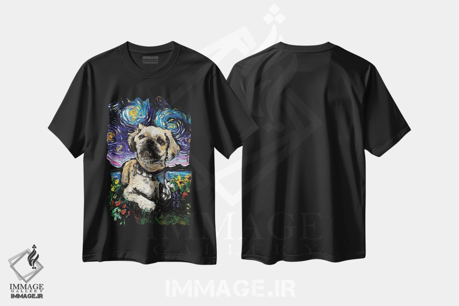 تیشرت طرح دار شب سوم شیتزو، دکور معاصر اثر آجا تریر | فروشگاه ایماژ