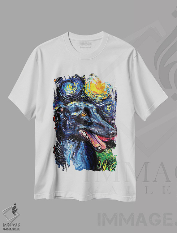 تیشرت طرح دار شب گریهاند، مدیوم اثر آجا تریر | immage.ir